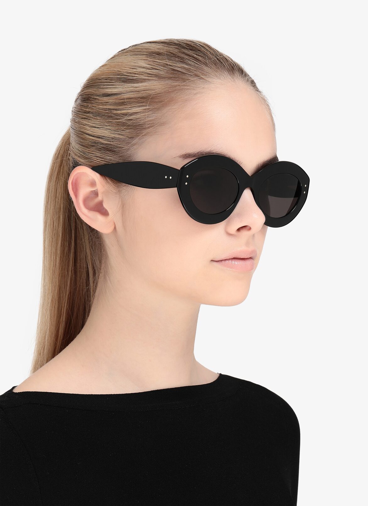 GLASSES GREY/BLACK ALAÏA BLACK-BLACK-GREY  GLASSES GREY/BLACK